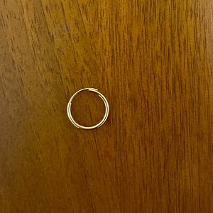Mejuri 14k gold single small hoop